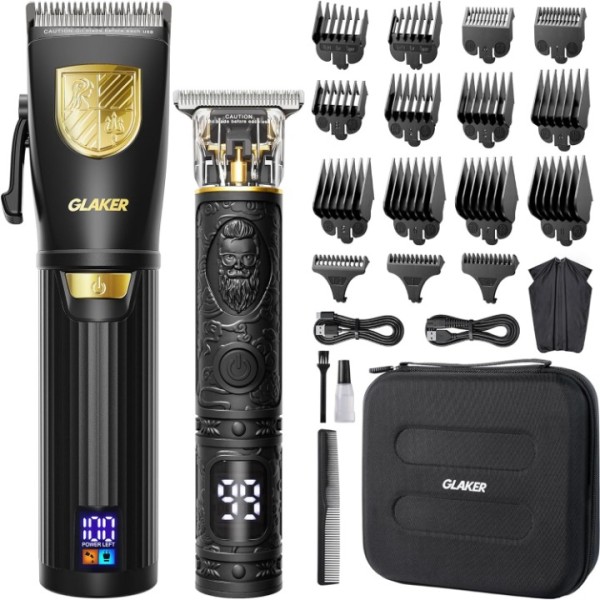 GLAKER Hair Clippers for Men Professional, Cordles...